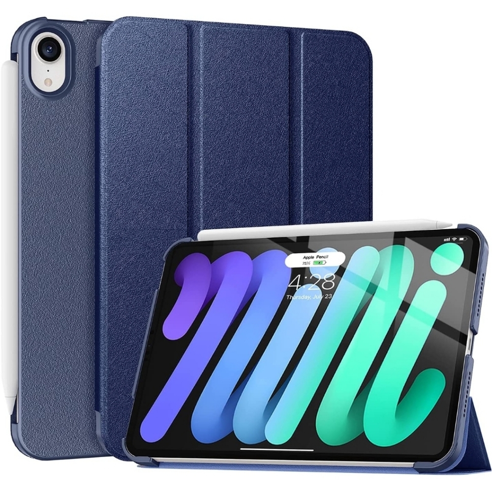 Set of 2 Cases - iPad Mini 6th Gen Case 8.3" 2021 Supports 2nd Gen Pencil, Nvy